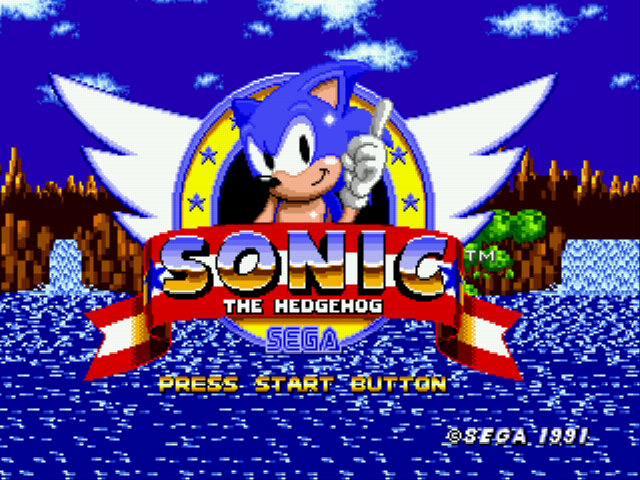 Sonic 1 Alt Title Screen